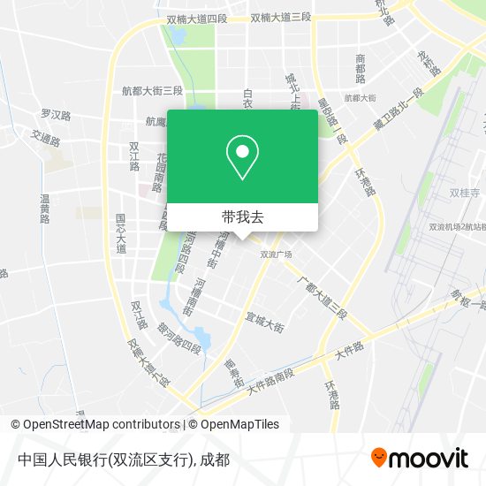 中国人民银行(双流区支行)地图