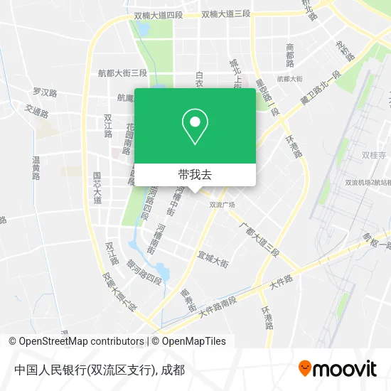 中国人民银行(双流区支行)地图