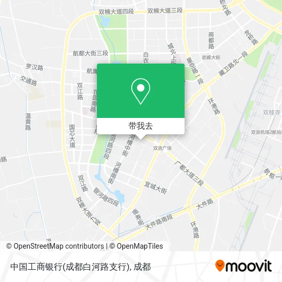 中国工商银行(成都白河路支行)地图