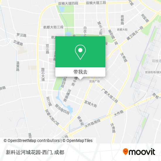 新科运河城花园-西门地图