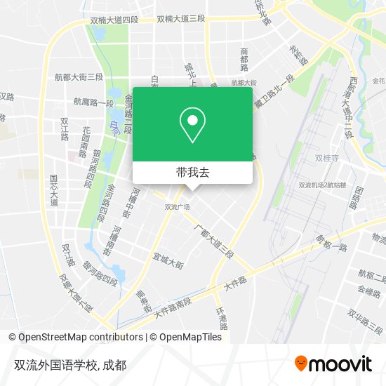双流外国语学校地图