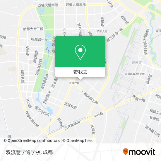 双流慧学通学校地图