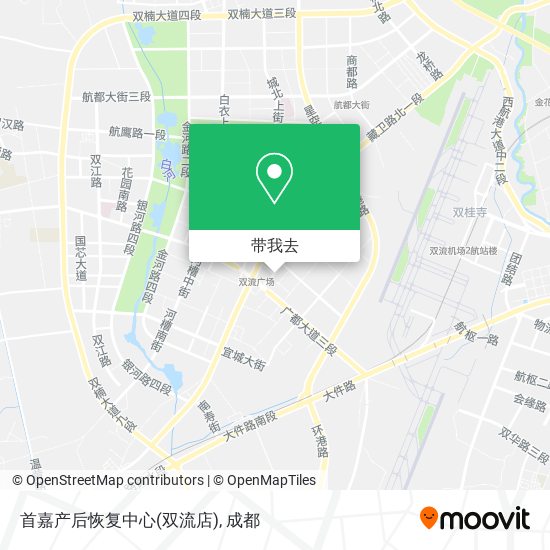 首嘉产后恢复中心(双流店)地图