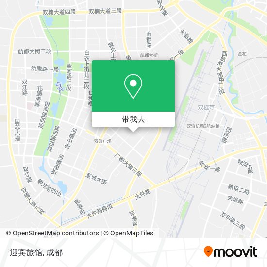 迎宾旅馆地图