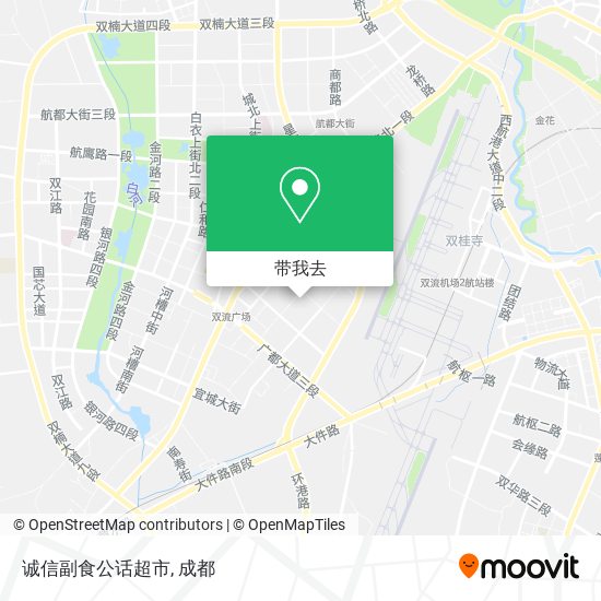 诚信副食公话超市地图