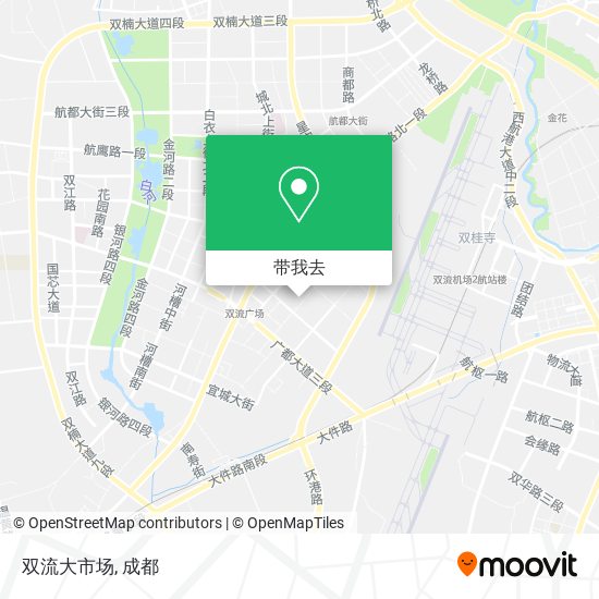 双流大市场地图