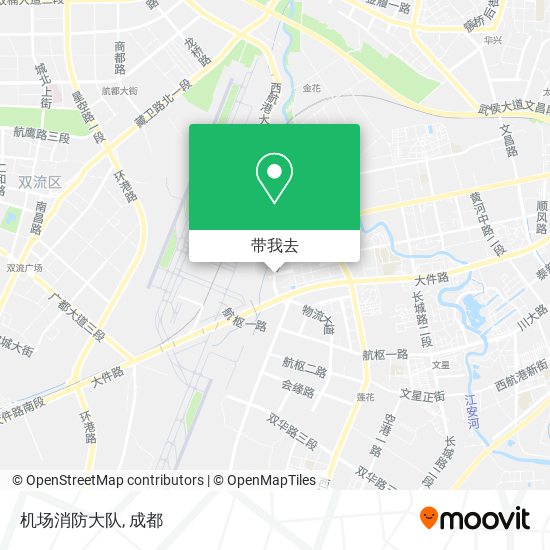 机场消防大队地图
