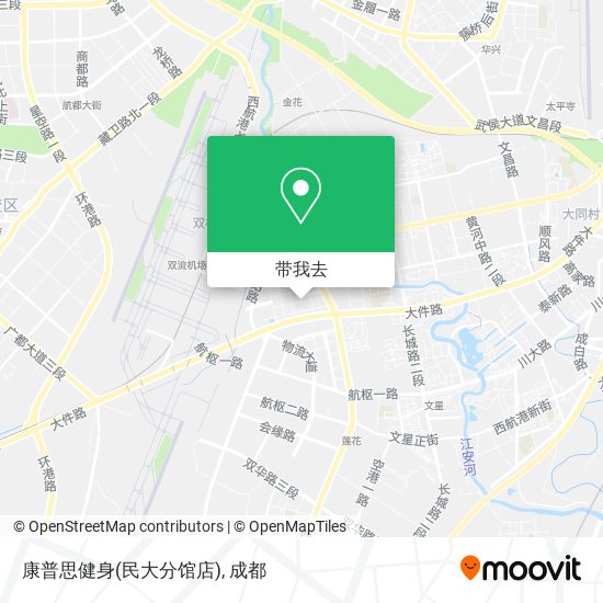 康普思健身(民大分馆店)地图