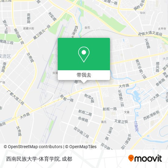 西南民族大学-体育学院地图