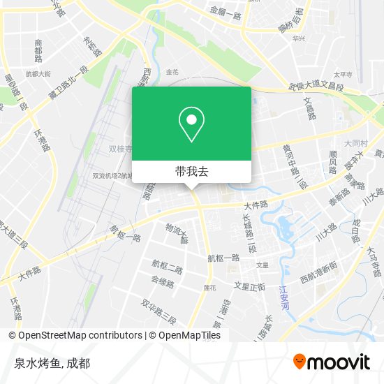 泉水烤鱼地图
