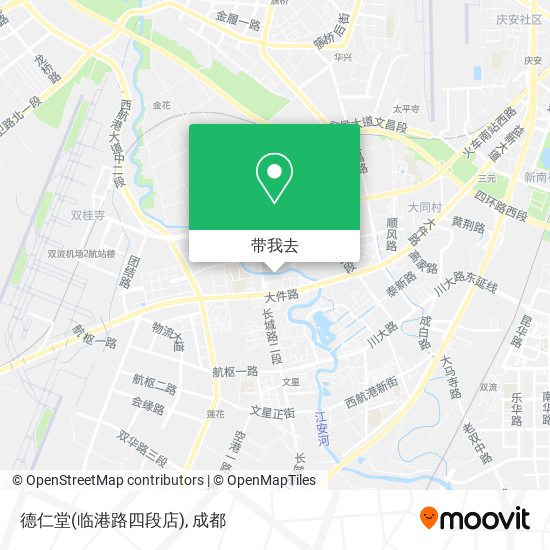 德仁堂(临港路四段店)地图