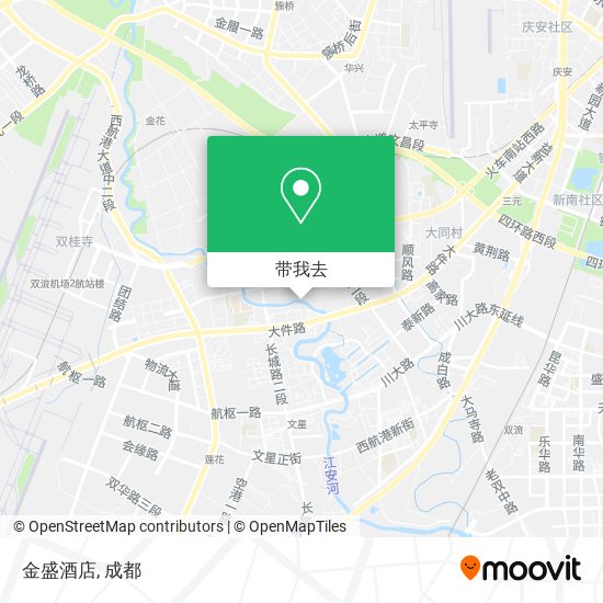 金盛酒店地图