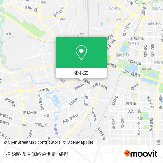 捷豹路虎专修路通世豪地图