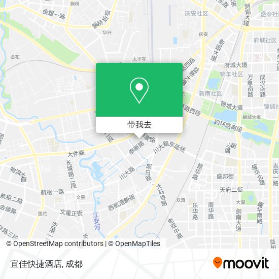 宜佳快捷酒店地图