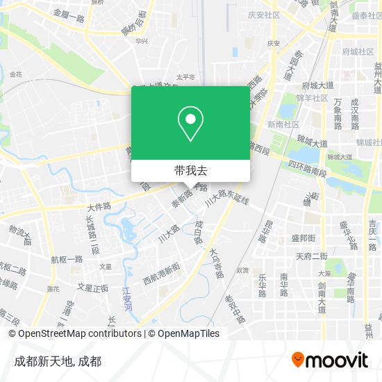 成都新天地地图