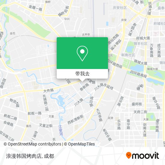 浪漫韩国烤肉店地图
