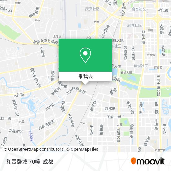 和贵馨城-70幢地图