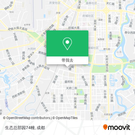 生态总部园74幢地图