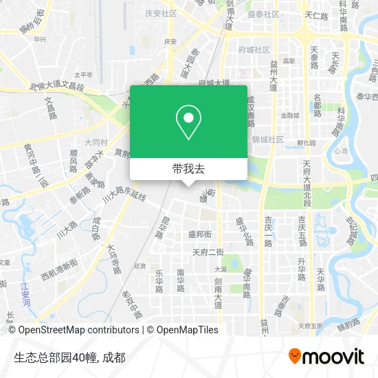 生态总部园40幢地图