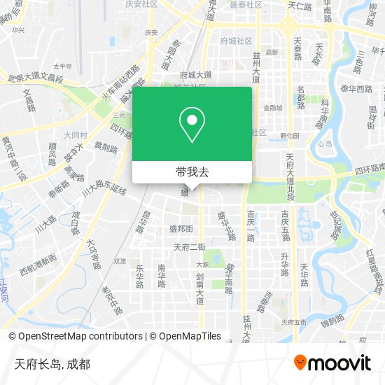 天府长岛地图