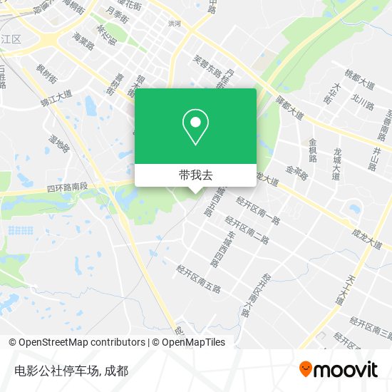 电影公社停车场地图