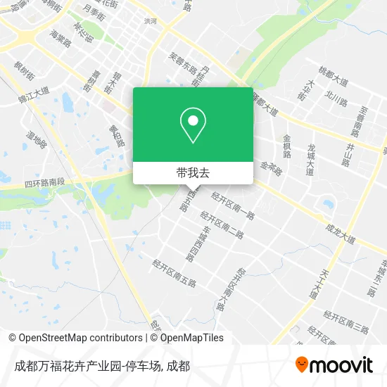 成都万福花卉产业园-停车场地图