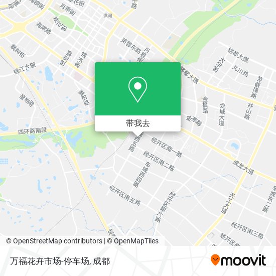 万福花卉市场-停车场地图
