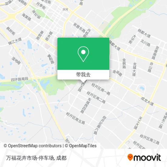 万福花卉市场-停车场地图