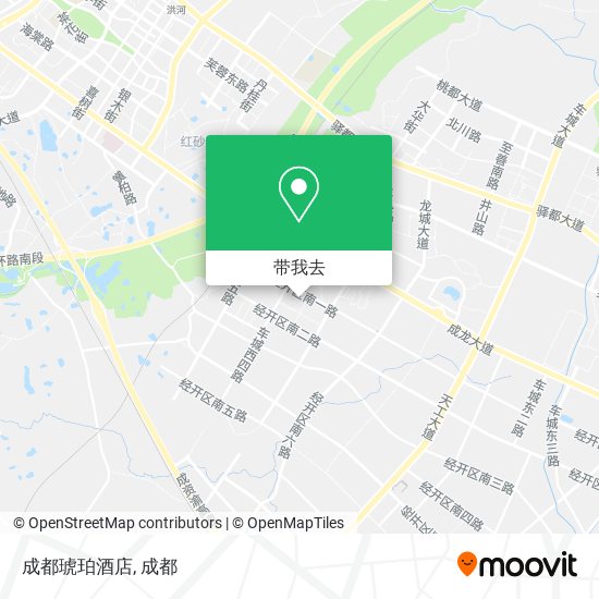成都琥珀酒店地图