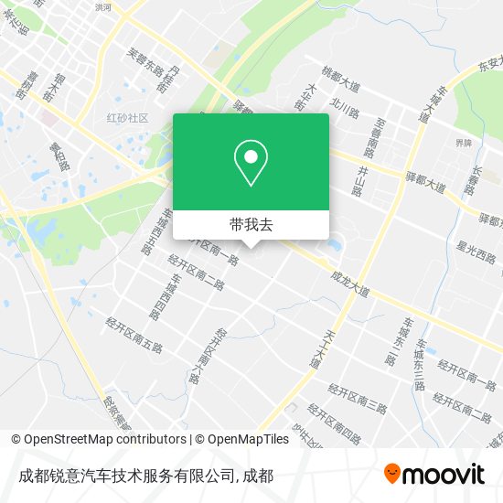 成都锐意汽车技术服务有限公司地图
