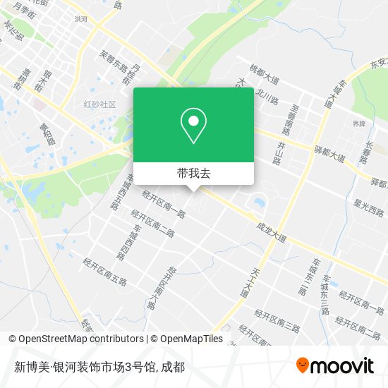 新博美·银河装饰市场3号馆地图