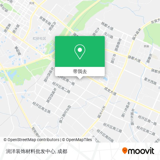 润洋装饰材料批发中心地图