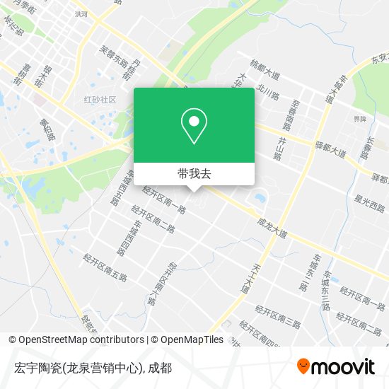 宏宇陶瓷(龙泉营销中心)地图