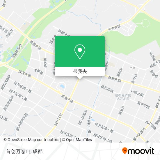 首创万卷山地图