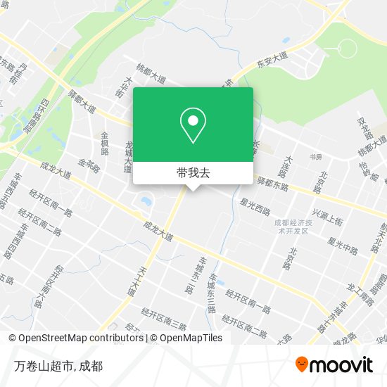 万卷山超市地图