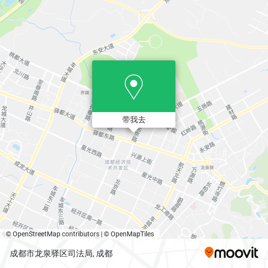 成都市龙泉驿区司法局地图