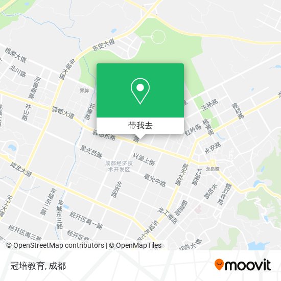 冠培教育地图