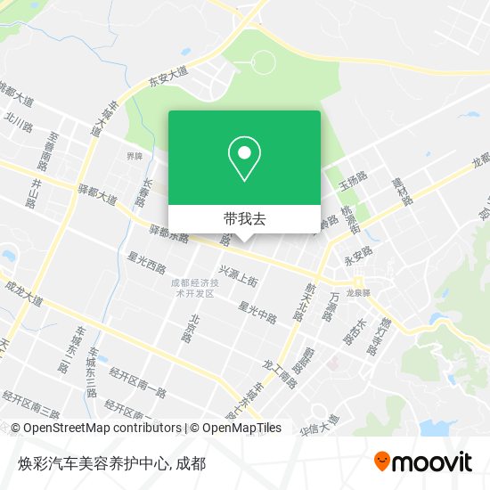 焕彩汽车美容养护中心地图