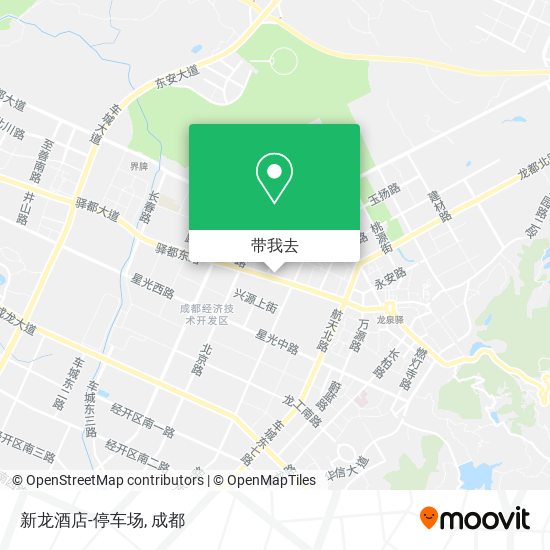 新龙酒店-停车场地图
