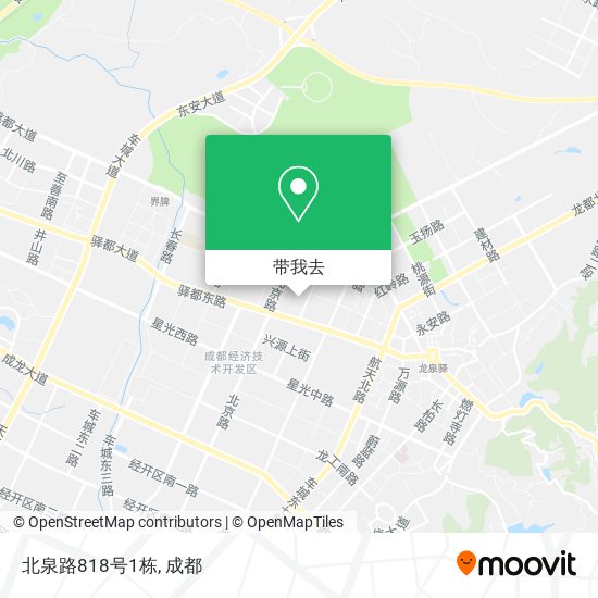 北泉路818号1栋地图
