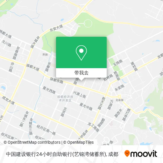 中国建设银行24小时自助银行(艺锦湾储蓄所)地图