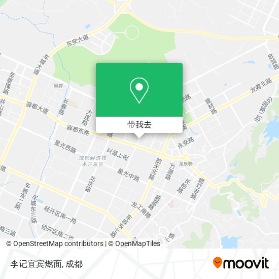 李记宜宾燃面地图