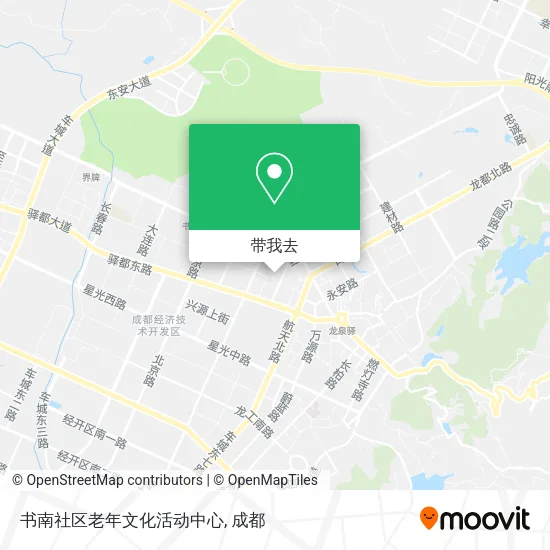书南社区老年文化活动中心地图