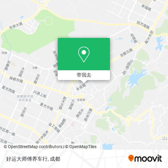 好运大师傅养车行地图