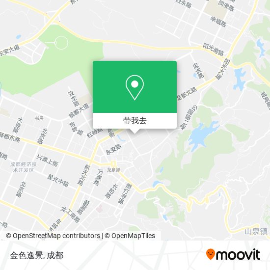 金色逸景地图