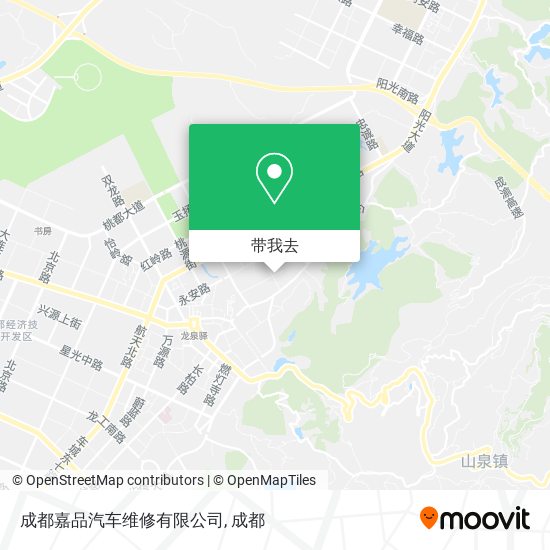 成都嘉品汽车维修有限公司地图