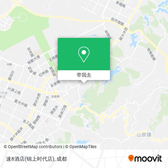 速8酒店(锦上时代店)地图