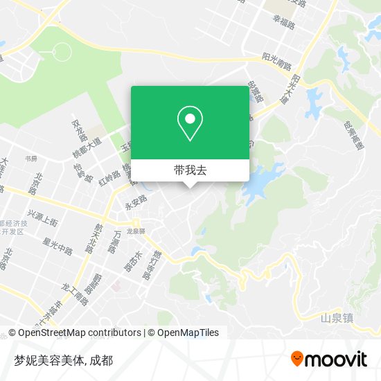 梦妮美容美体地图