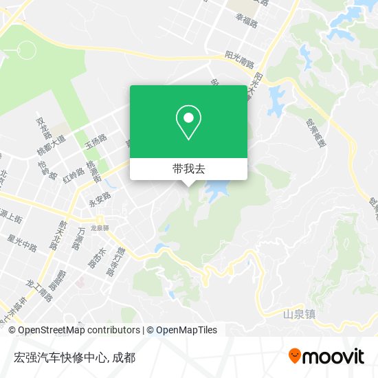 宏强汽车快修中心地图