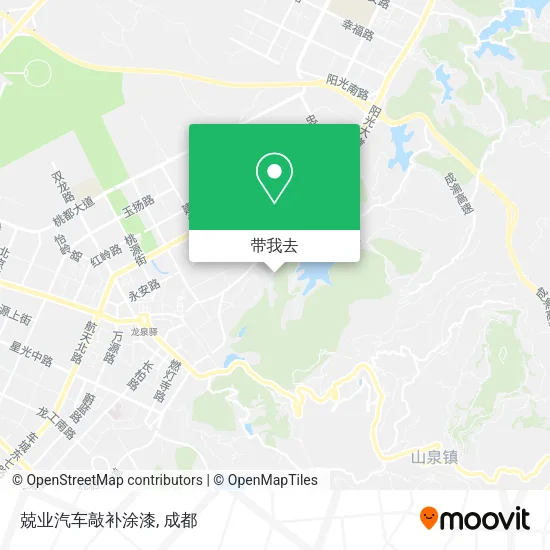 兢业汽车敲补涂漆地图